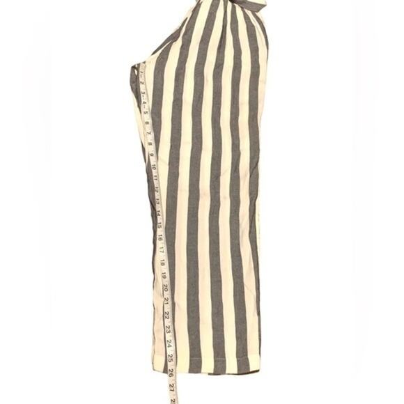 NWT American Eagle Pant High Waist Paper Bag Striped Coastal Size Small - Picture 8 of 9